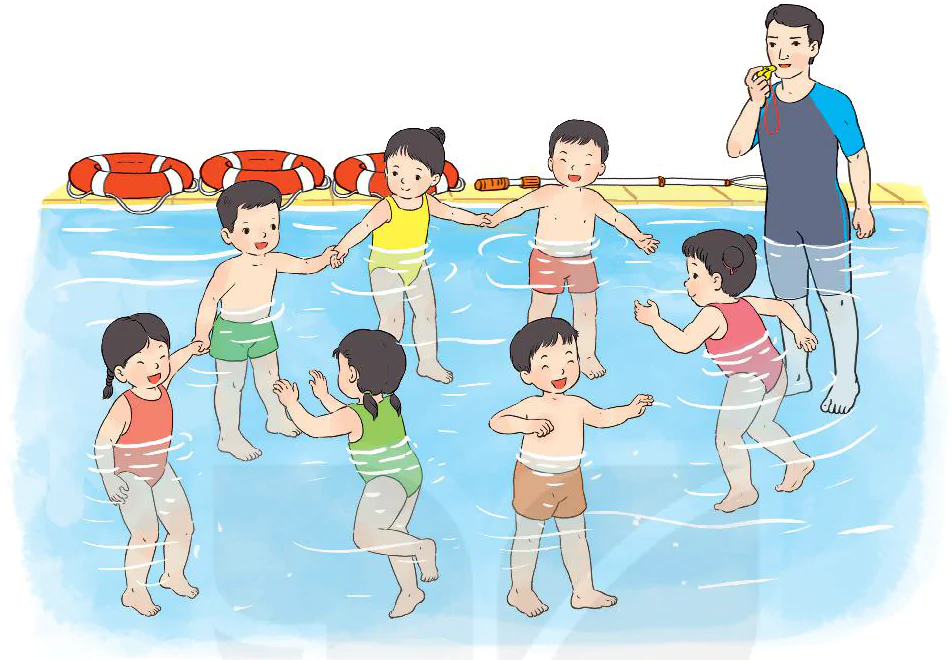 Bài 2: Chạy, nhảy trong nước