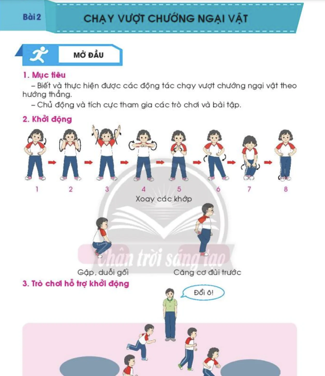 Bài 2: Chạy vượt chướng ngại vật