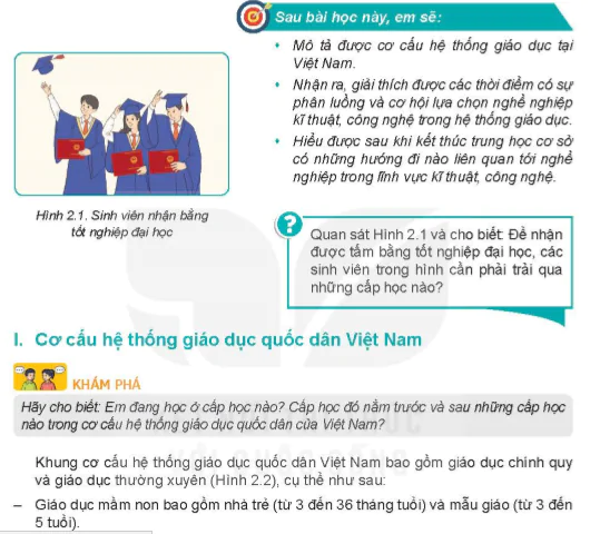 Bài 2: Cơ cấu hệ thống giáo dục quốc dân