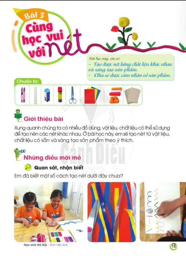 BÀI 3: CÙNG HỌC VUI VỚI NÉT