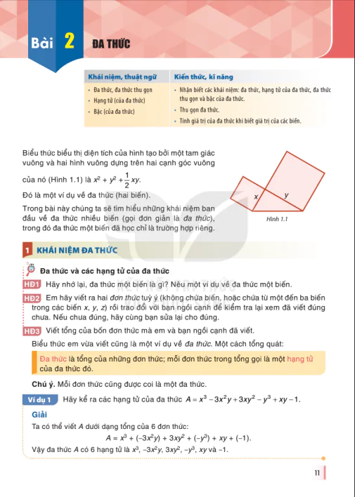 Bài 2: Đa thức