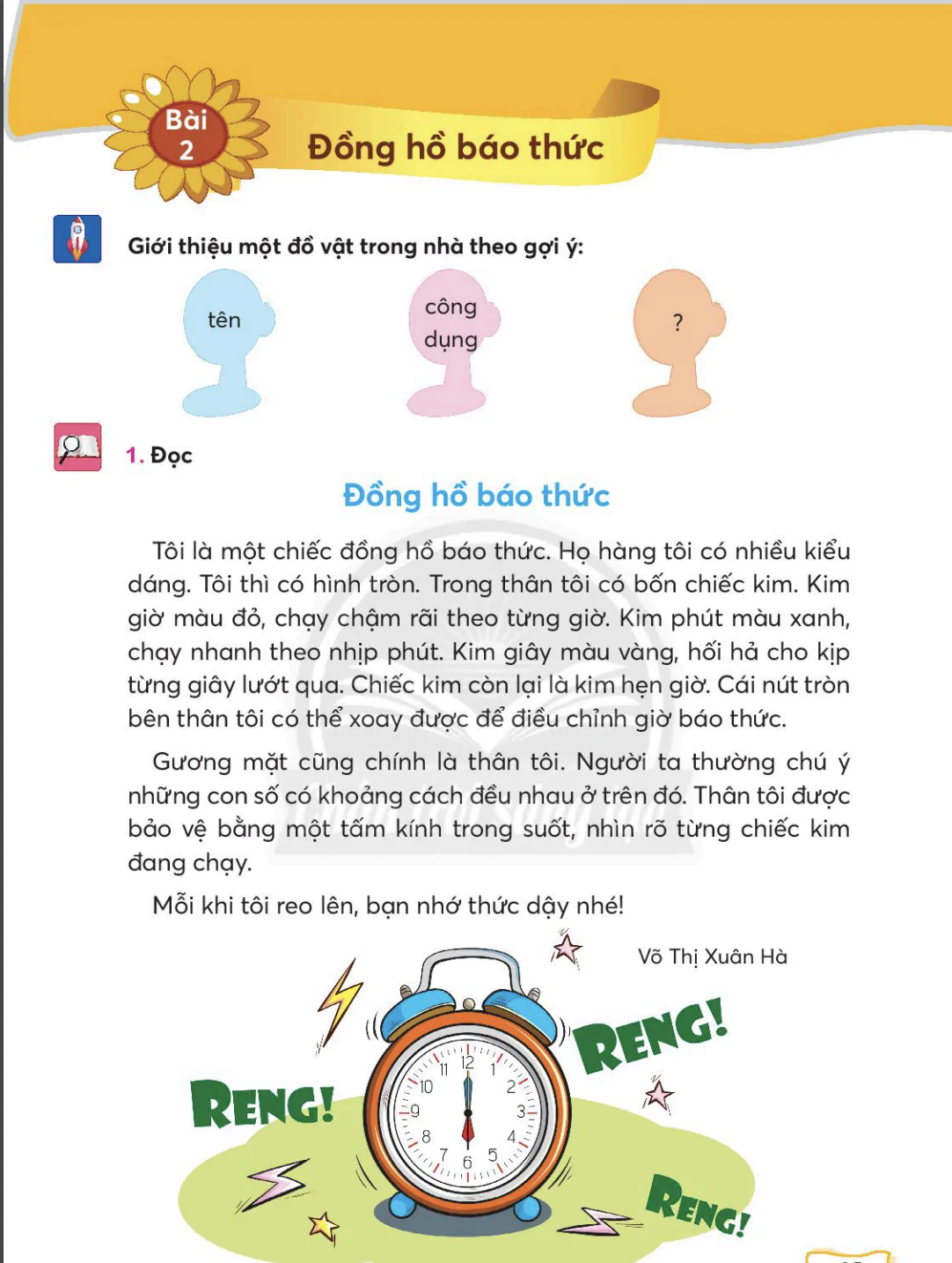 Bài 2: Đồng hồ báo thức
