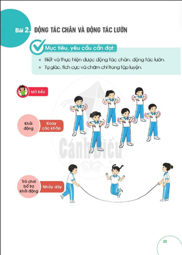 BÀI 2: ĐỘNG TÁC CHÂN VÀ ĐỘNG TÁC LƯỜN