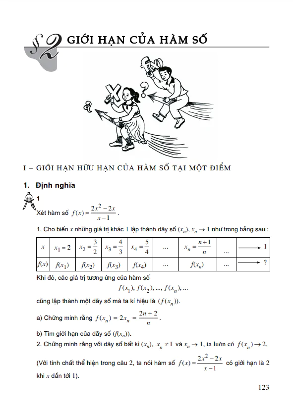 Bài 2: Giới hạn của hàm số
