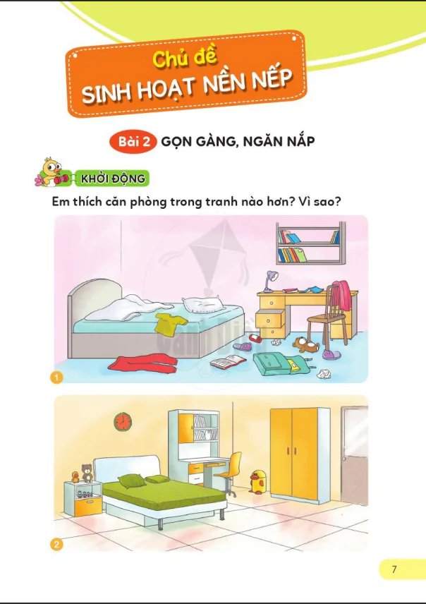 BÀI 2: GỌN GÀNG, NGĂN NẮP