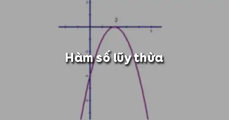 Bài 2. Hàm số lũy thừa