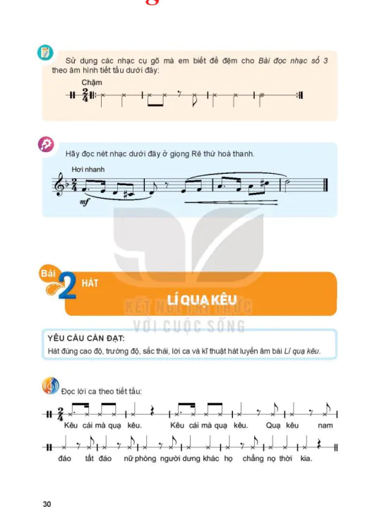 Bài 2: Hát - Lí quạ kêu