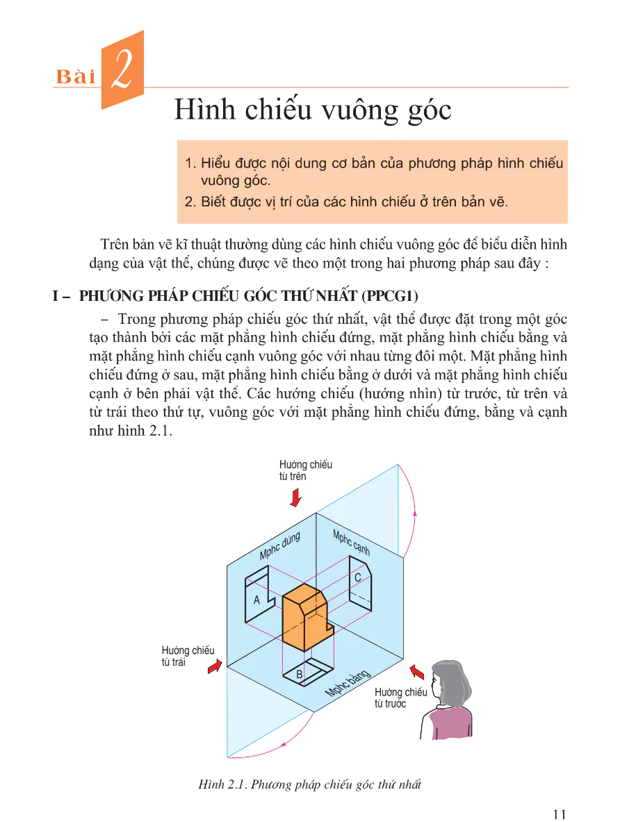 Bài 2: Hình Chiếu Vuông Góc