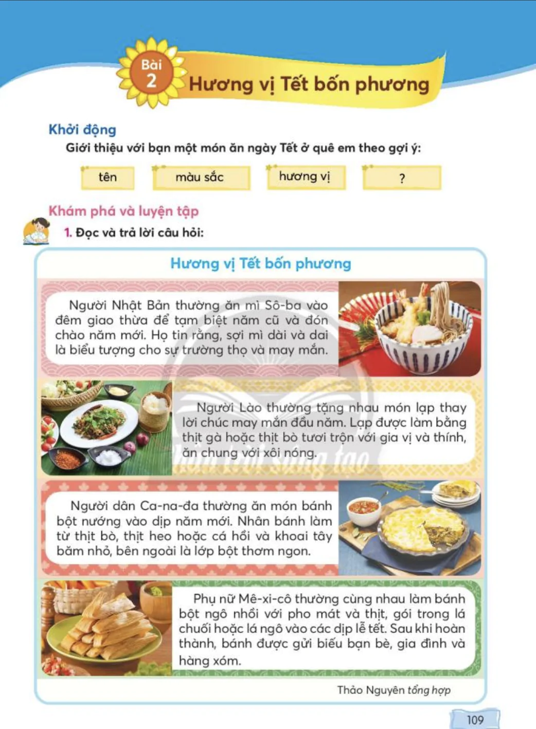 Bài 2: Hương vị Tết bốn phương