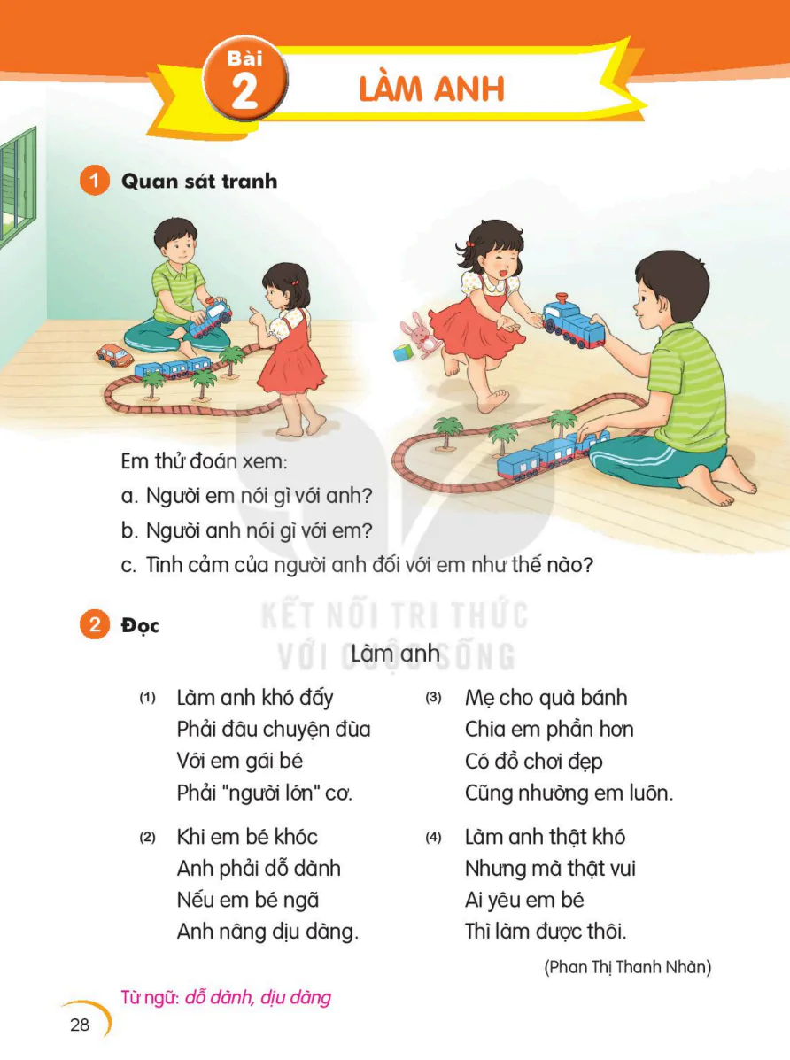 Bài 2: Làm Anh