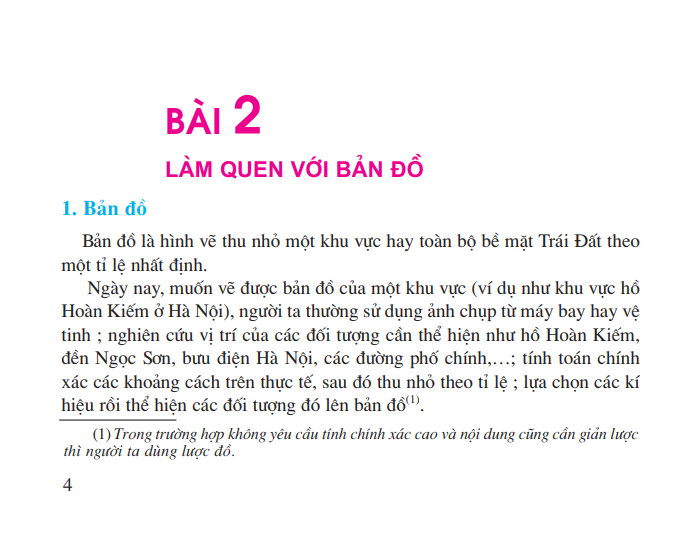 Bài 2: Làm quen với bản đồ