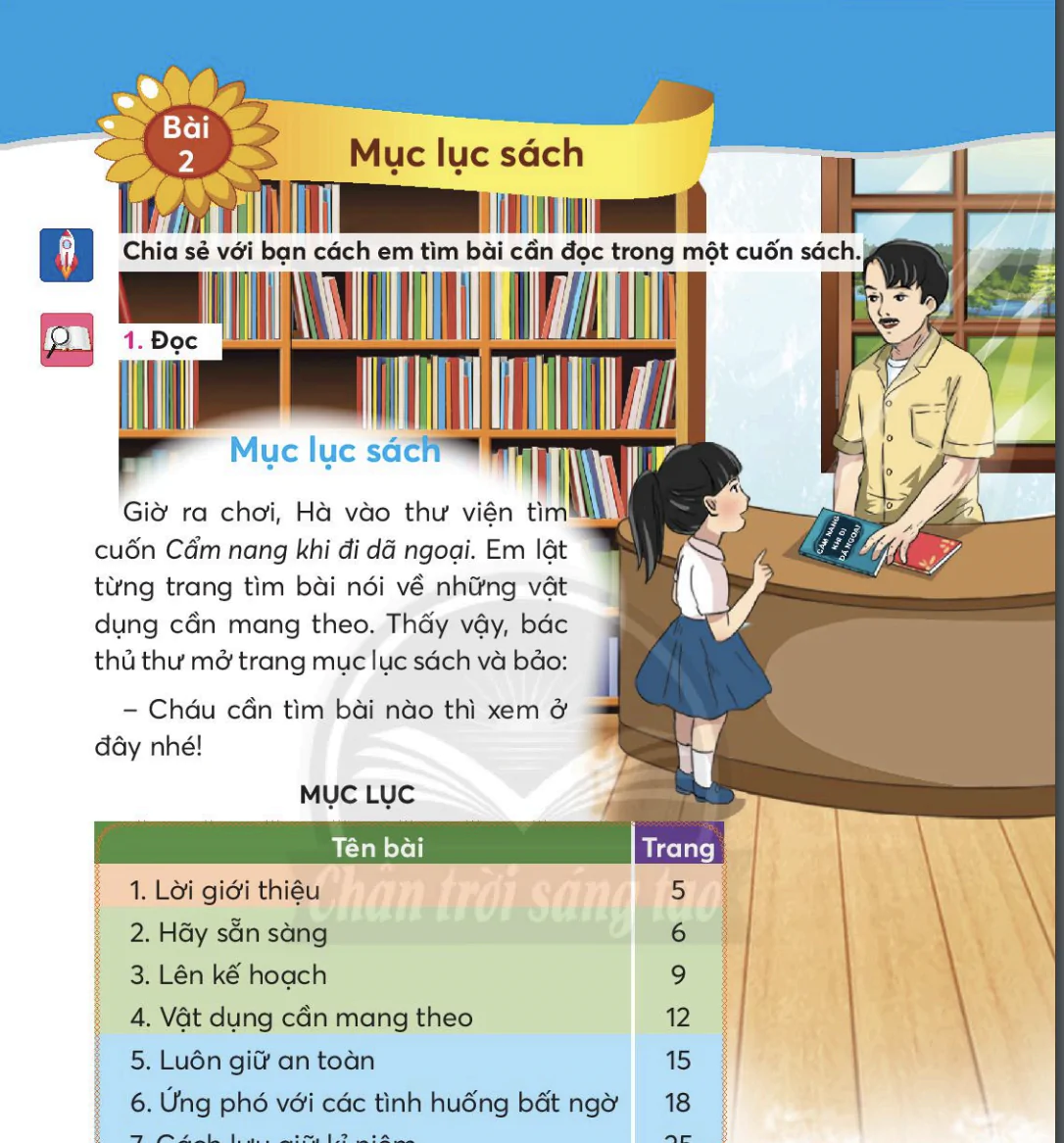 Bài 2: Mục lục