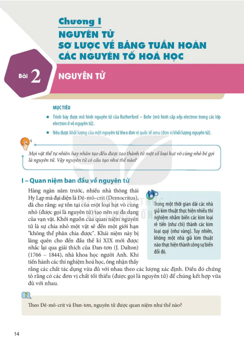 Bài 2: Nguyên Tử