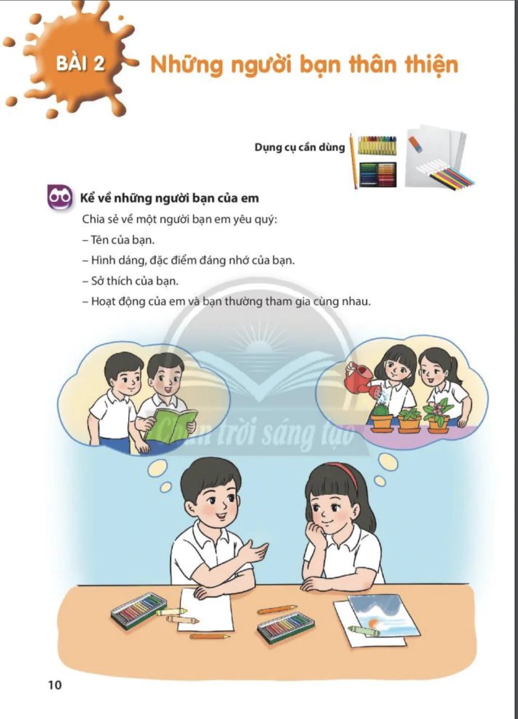 Bài 2: Những người bạn thân thiện