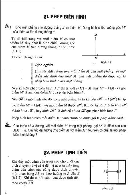 Bài 2: Phép tịnh tiến