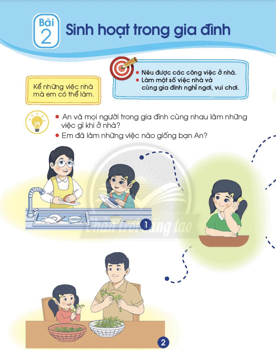 Bài 2: Sinh hoạt trong gia đình