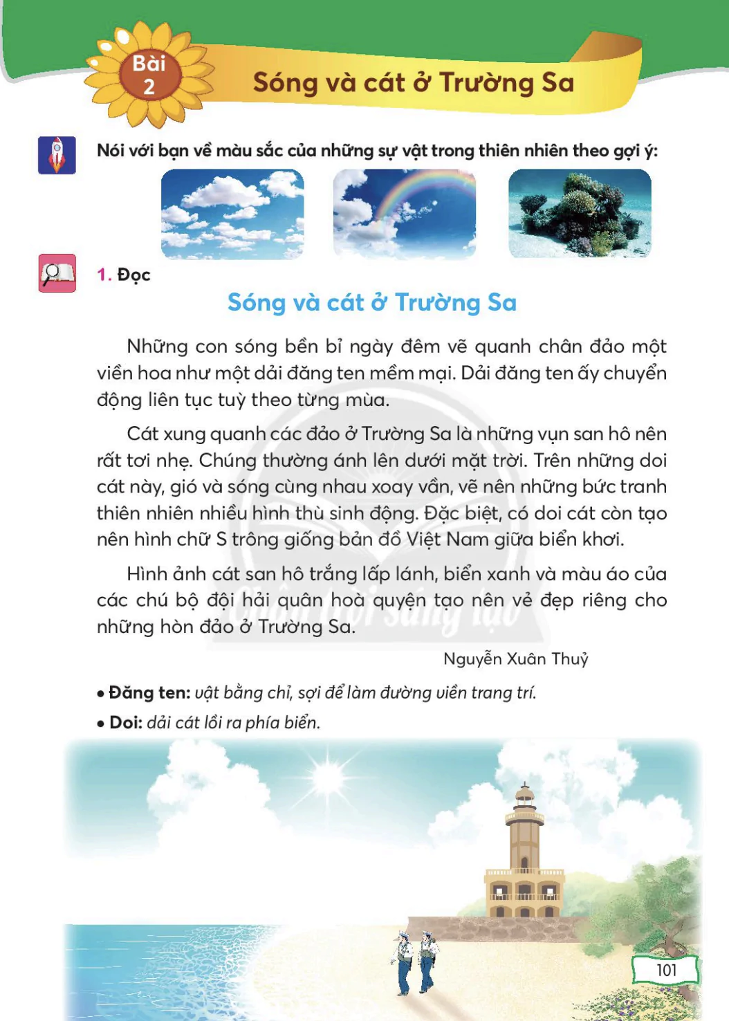 Bài 2: Sóng và cát ở Trường Sa