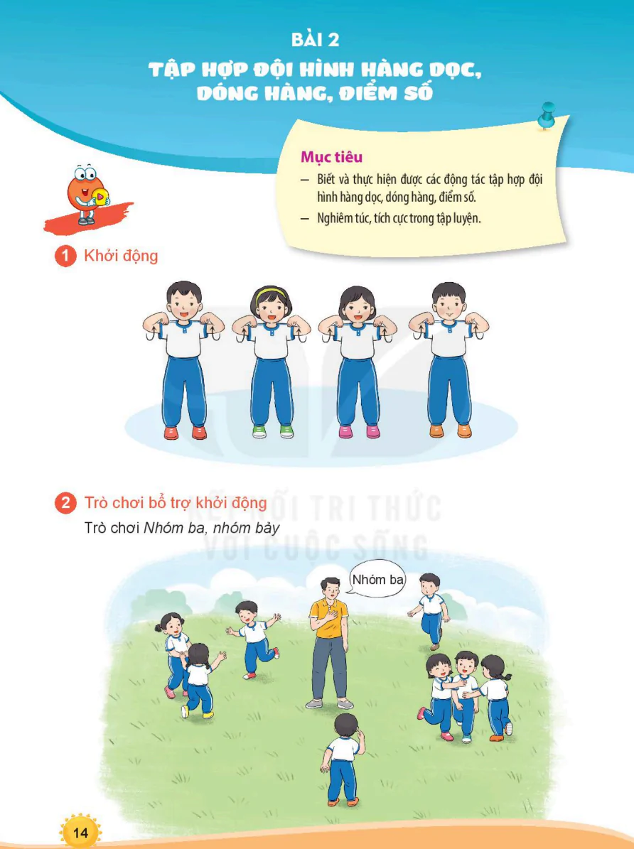 Bài 2: Tập Hợp Đội Hình Hàng Dọc, Đóng Hàng, Điểm Số