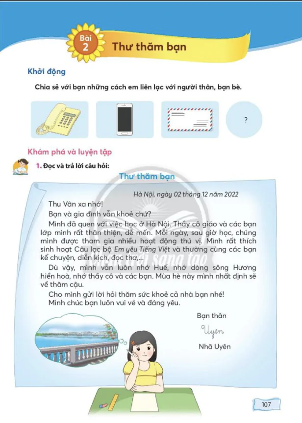 Bài 2: Thư thăm chồng