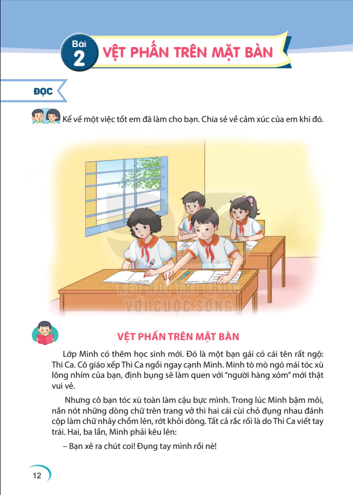 Bài 2: Vệt Phấn Trên Mặt Bàn