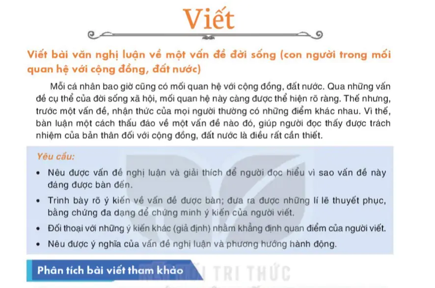 Bài 2: Viết