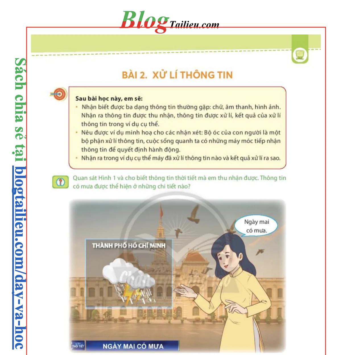 Bài 2: Xử lý thông tin