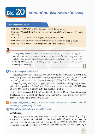 Bài 20: Vùng đồng bằng sông Cửu Long