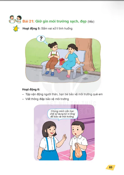 Bài 21: Giữ gìn môi trường sạch, đẹp (tiếp theo)