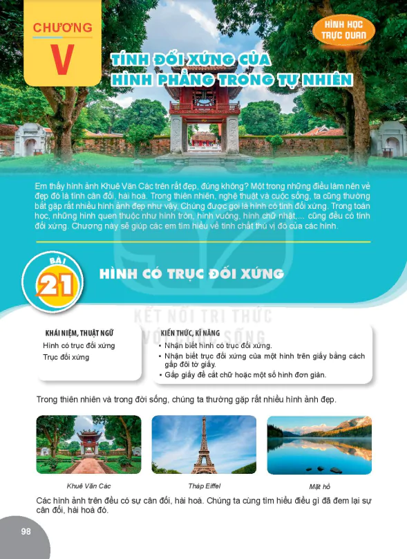 BÀI 21: HÌNH CÓ TRỤC ĐỐI XỨNG