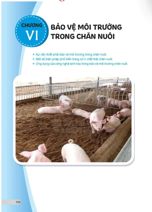 Bài 21: Sự cần thiết phải bảo vệ môi trường trong chăn nuôi