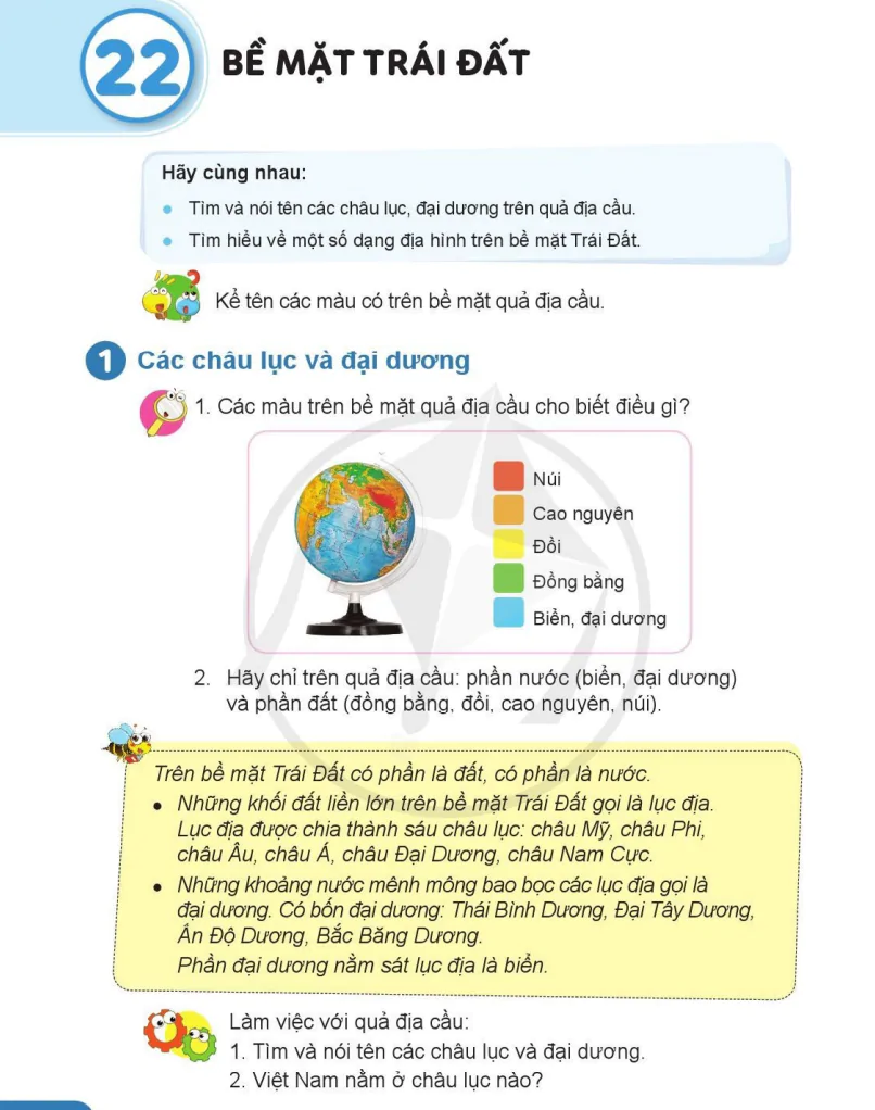 Bài 22: Bề Mặt Trái Đất