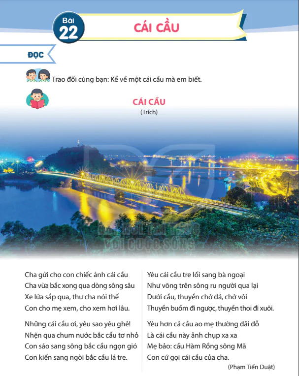 BÀI 22: CÁI CẦU