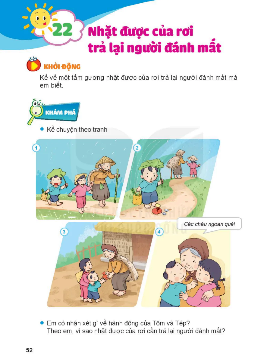 Bài 22: Nhặt Được Của Rơi Trả Lại Người Đánh Mất