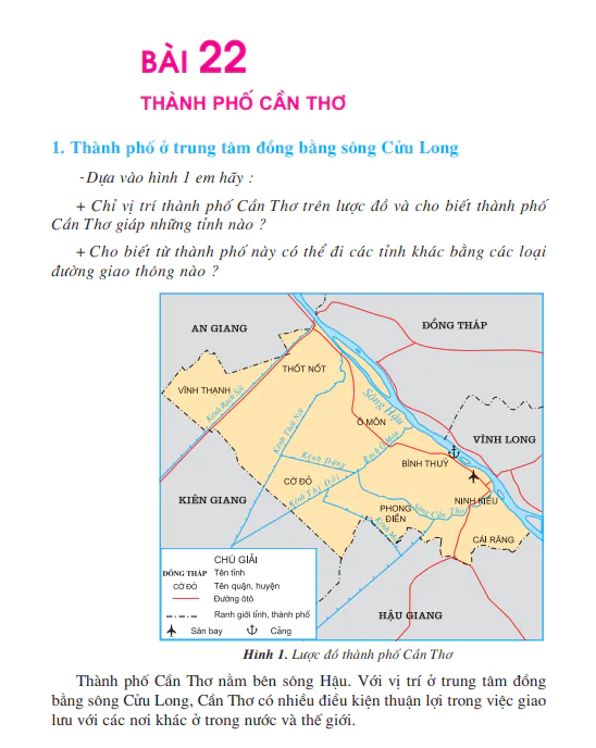Bài 22: Thành phố Cần Thơ