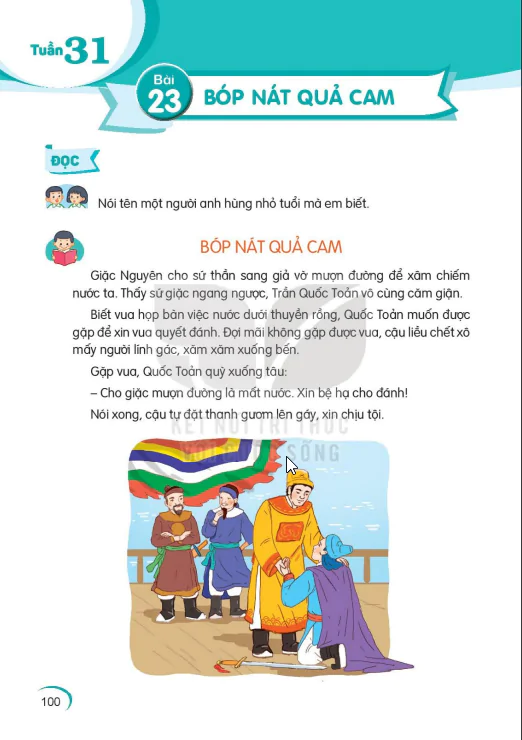 Bài 23: BÓP NÁT QUẢ CAM