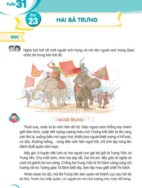 Bài 23: Hai bà trưng