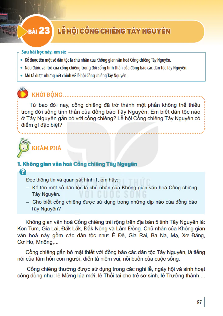 Bài 23: Lễ Hội Cồng Chiêng Tây Nguyên