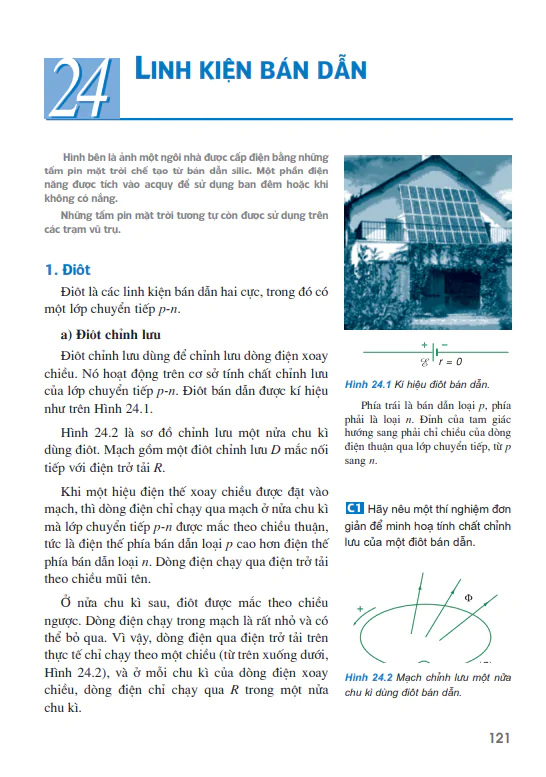 Bài 24: Linh kiện bán dẫn
