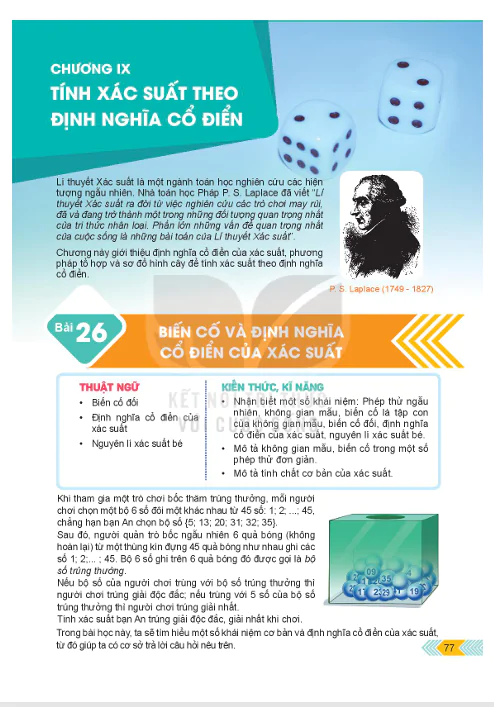 Bài 26: Biến cố và định nghĩa cổ điển của xác suất