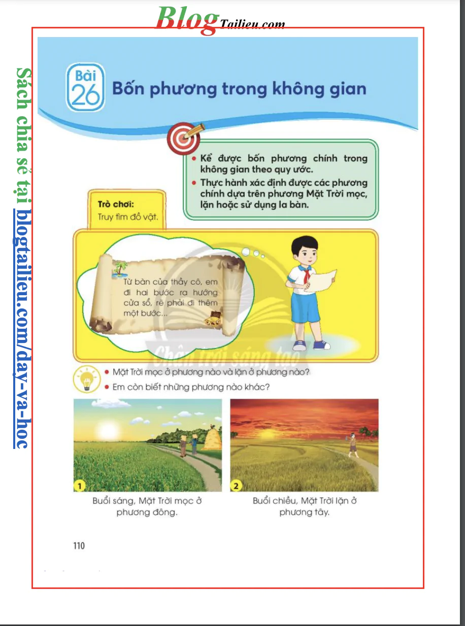 Bài 26: Bốn phương trong không gian 