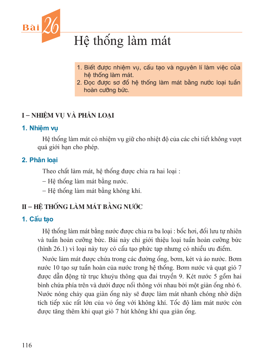 Bài 26: Hệ Thống Làm Mát