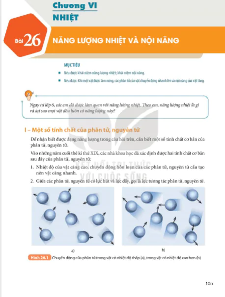 Bài 26 : Năng lượng nhiệt và nội năng