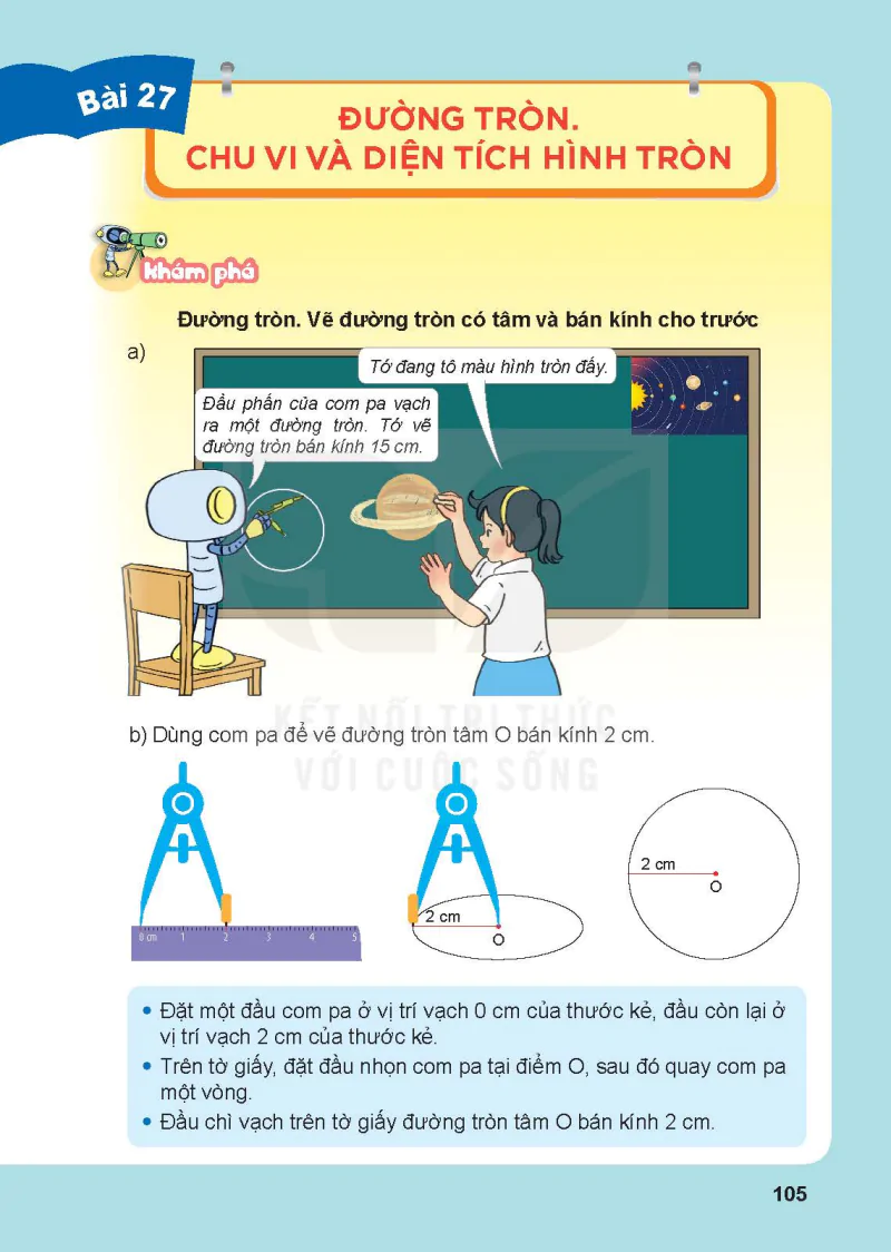 Bài 27. Đường tròn. Chu vi và diện tích hình tròn