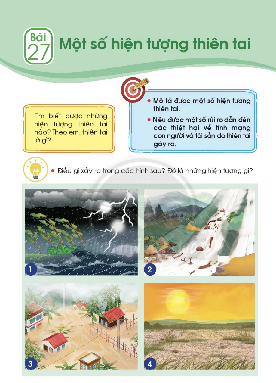 Bài 27: Số hiện tượng thiên tai