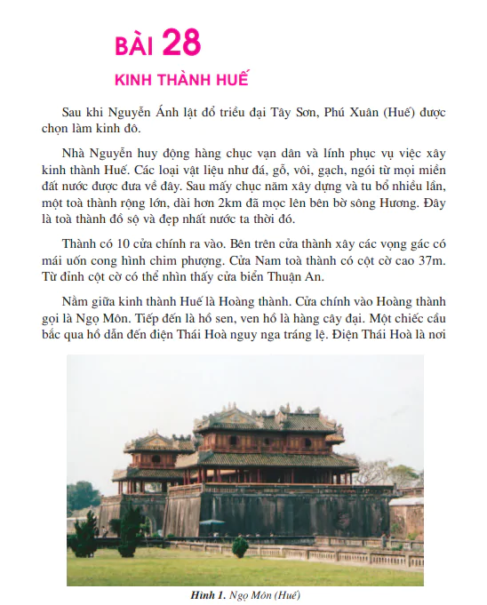 Bài 28: Kinh thành Huế