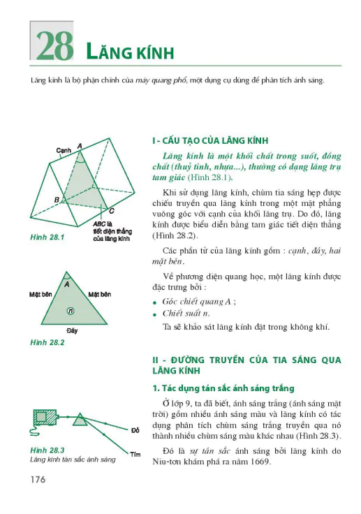 Bài 28: Lăng kính 