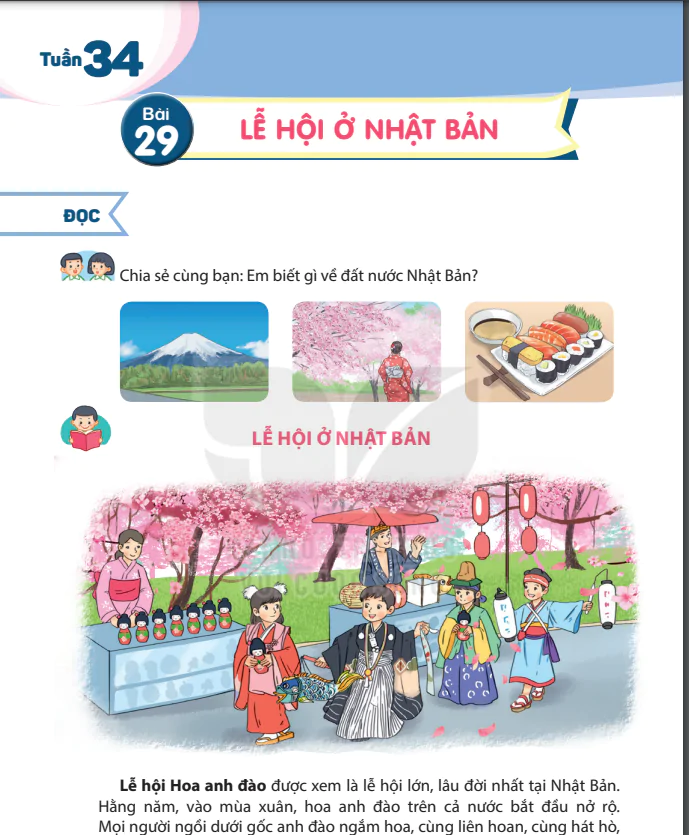 BÀI 29: LỄ HỘI Ở NHẬT BẢN