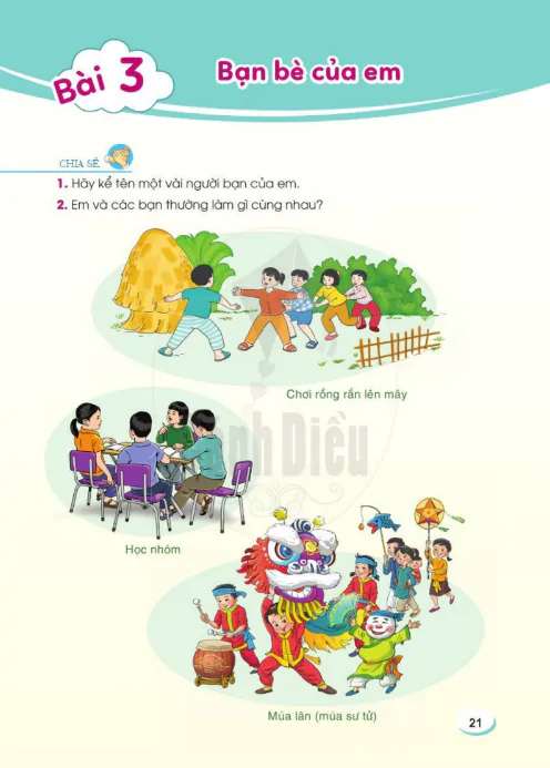 Bài 3: Bạn bè của em