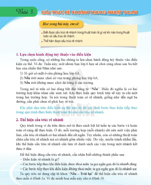 Bài 3. Cấu trúc rẽ nhánh trong thuật toán