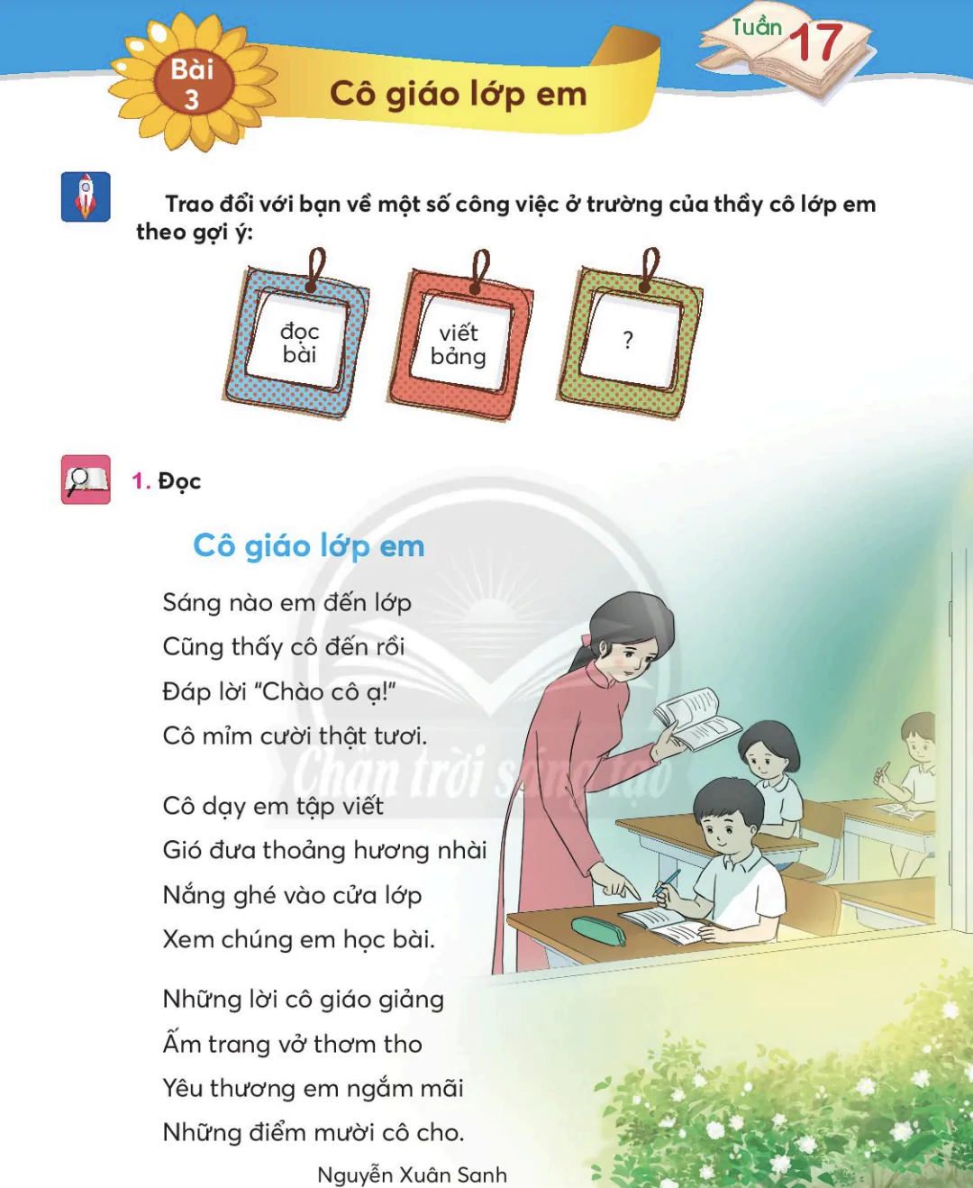 Bài 3: Cô giáo lớp em